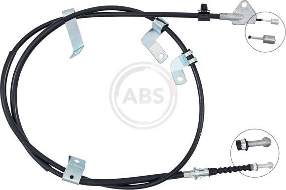 Трос ручника (тросик ручного тормоза) ABS. Артикул K14026