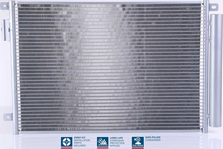 Радиатор кондиционера (конденсатор) Nissens (алюминий) для Fiat 500 II 2013-2026. Артикул 940693