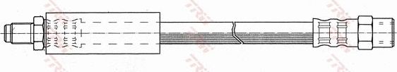 Тормозной шланг TRW. Артикул PHB238