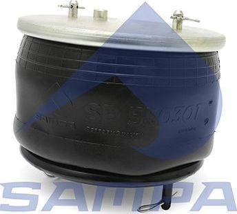 Пневмоподушка (пневморессора) Sampa. Артикул SP 550301-K