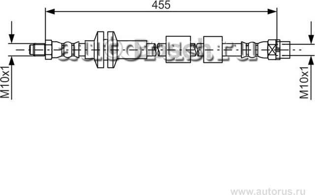 Шланг тормозной BOSCH 1987481783 ТОРМОЗНОЙ ШЛАНГ. Артикул 1987481783