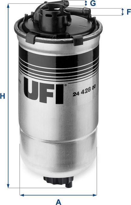 Топливный фильтр UFI. Артикул 24.428.00