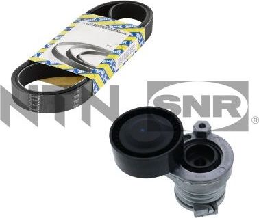 Приводной ремень поликлиновой с роликами (комплект) NTN / SNR. Артикул KA855.27