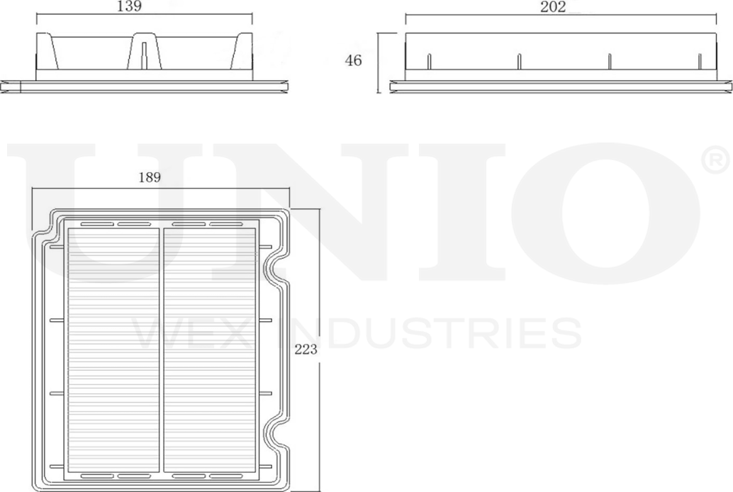 Фильтр воздушный (Unio). Артикул FLT-10067