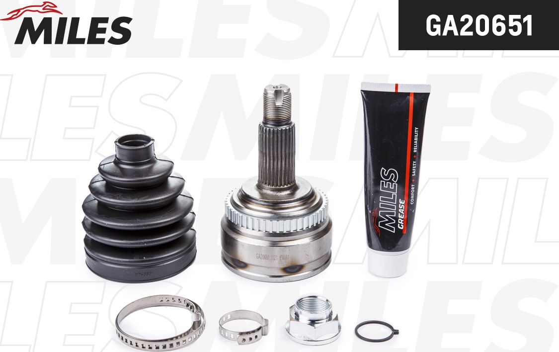 Шрус наружный (граната) Miles. Артикул GA20651