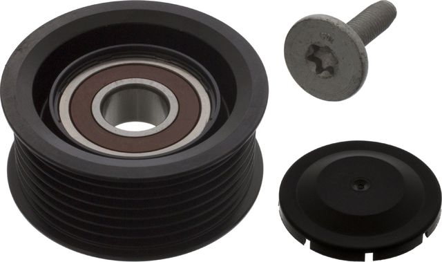 Направляющий (ведущий) ролик приводного поликлинового ремня Febi Bilstein (полимерный материал). Артикул 15178