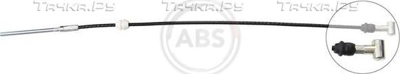 Трос ручника (тросик ручного тормоза) ABS. Артикул K13811