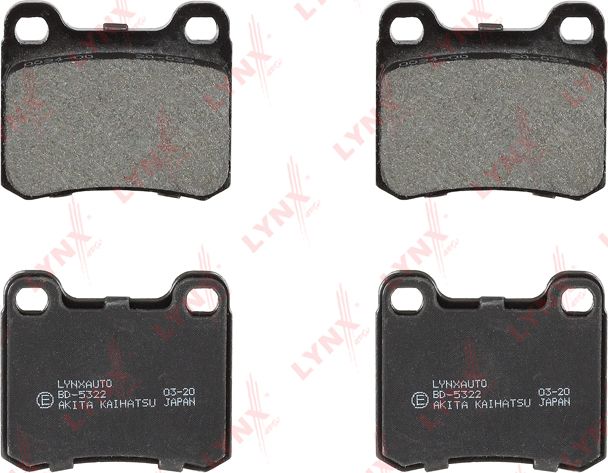 Тормозные колодки LYNXauto. Артикул BD-5322