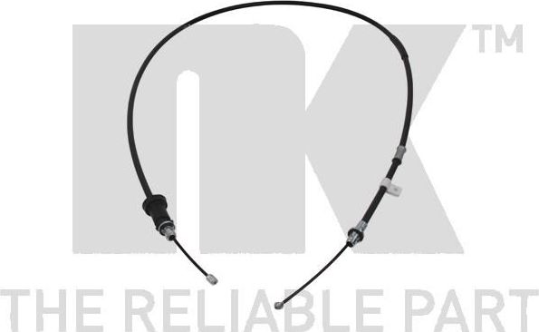 Трос ручника (тросик ручного тормоза) NK передний для Chrysler Grand Voyager V 2007-2026. Артикул 909316