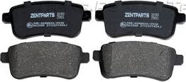 Тормозные колодки Zentparts задние для Renault Fluence I 2010-2017. Артикул Z07353