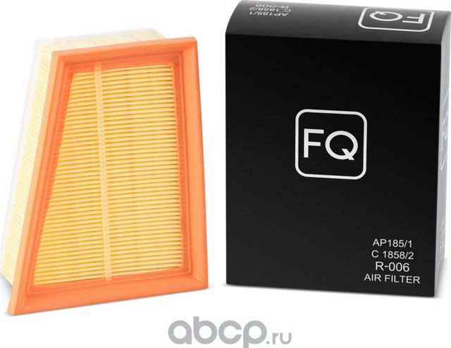 FQ Фильтр воздушный (AP185/1, C 1858/2), R-006 FQ. Артикул R006