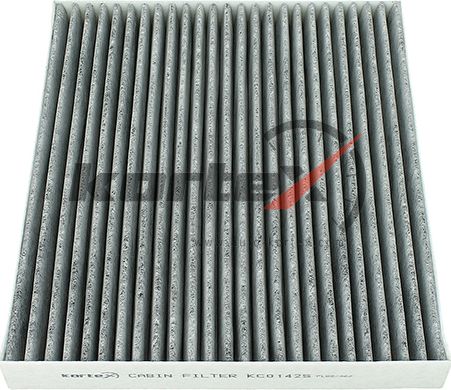 Фильтр салона HYUNDAI SANTA FE 18- угольный (Kortex). Артикул KC0142S