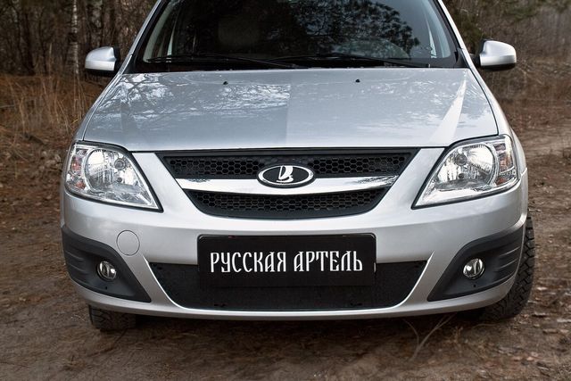 Защитная сетка и заглушка Русская Артель решетки переднего бампера для ВАЗ Lada Largus I 2012-2019. Артикул SBLL2-044602