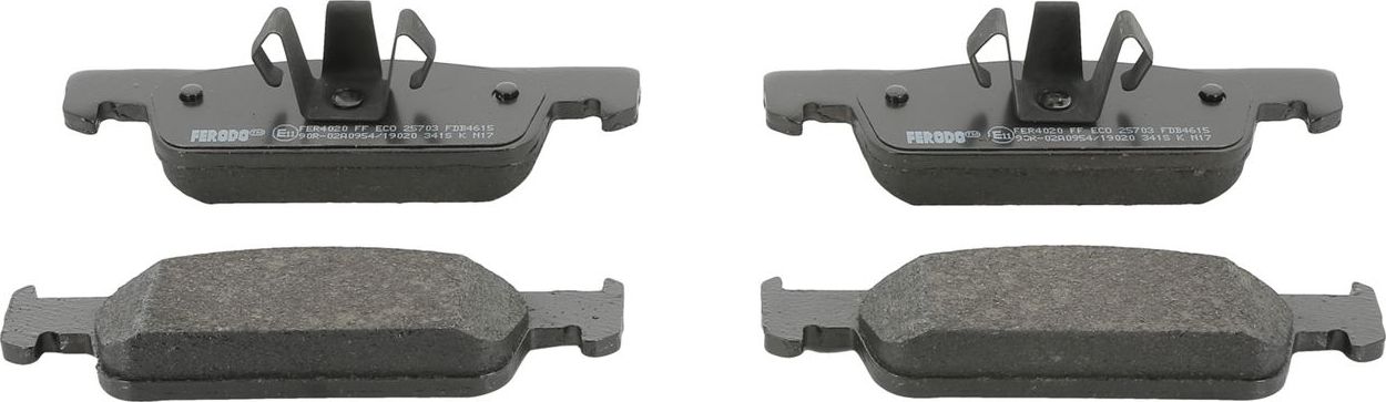 Тормозные колодки Ferodo Premier Eco Friction. Артикул FDB4615