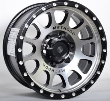 Колёсный диск PDW литой черно-серебристый M2 5x150 9xR17 D110.1 ЕТ0 для Toyota Tundra 2000-2013. Артикул 20/64/15/81