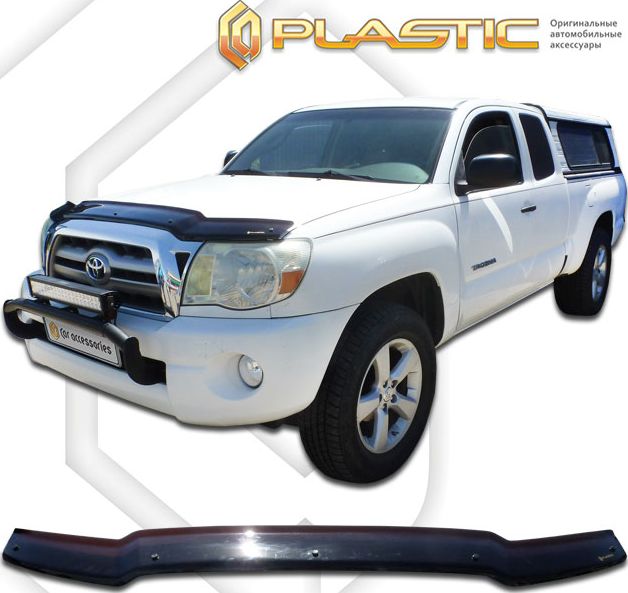 Дефлектор СА Пластик для капота (Classic черный) Toyota Tacoma 2004-2012. Артикул 2010010112684