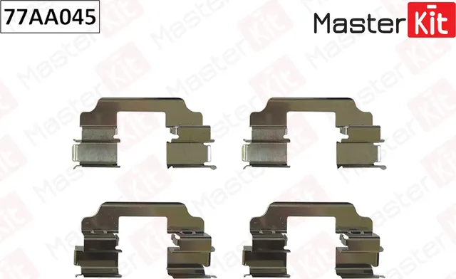 Комплект установочный тормозных колодок BMW 5 / X3 10- (Master KIT). Артикул 77AA045