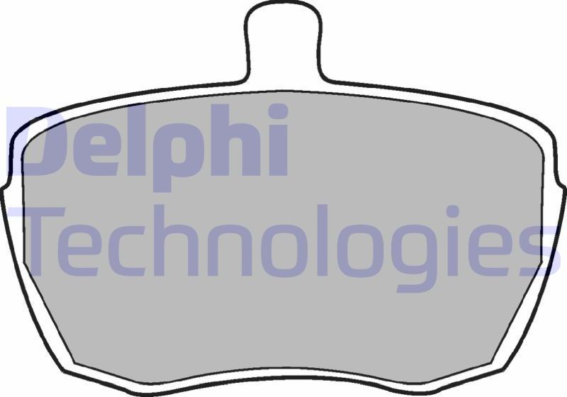 Тормозные колодки Delphi (Low-Metallic). Артикул LP41