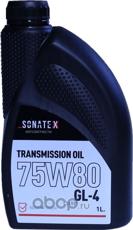 102715_Масло трансмиссионное 75W80 GL-4+ Renault Gearbox 1 л (Sonatex). Артикул 102715