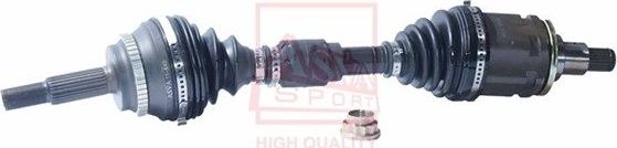 Полуось (привод в сборе, приводной вал) Asva. Артикул TY-R4D