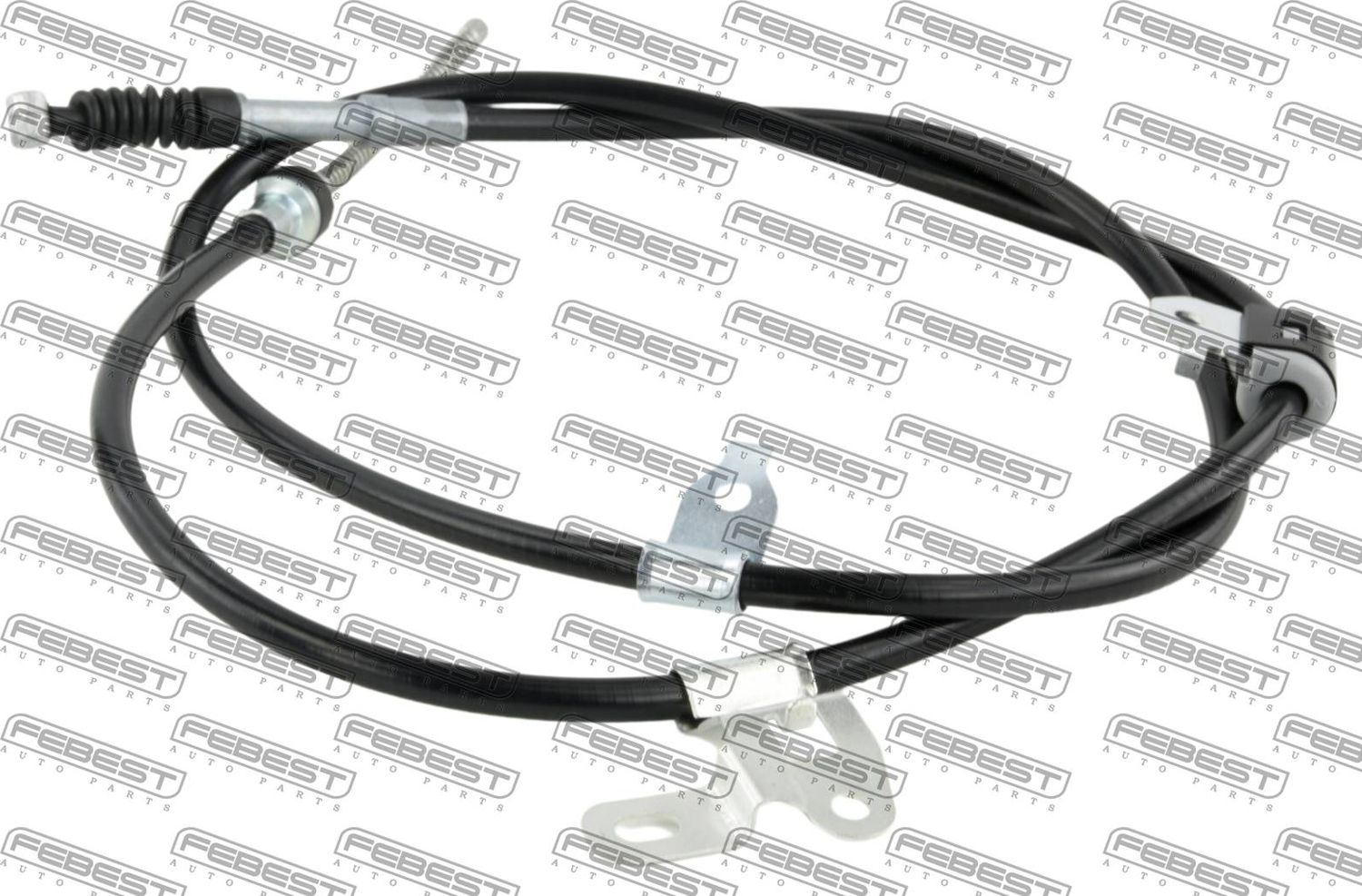 Трос ручника (тросик ручного тормоза) Febest. Артикул 01100-ZZE120RH