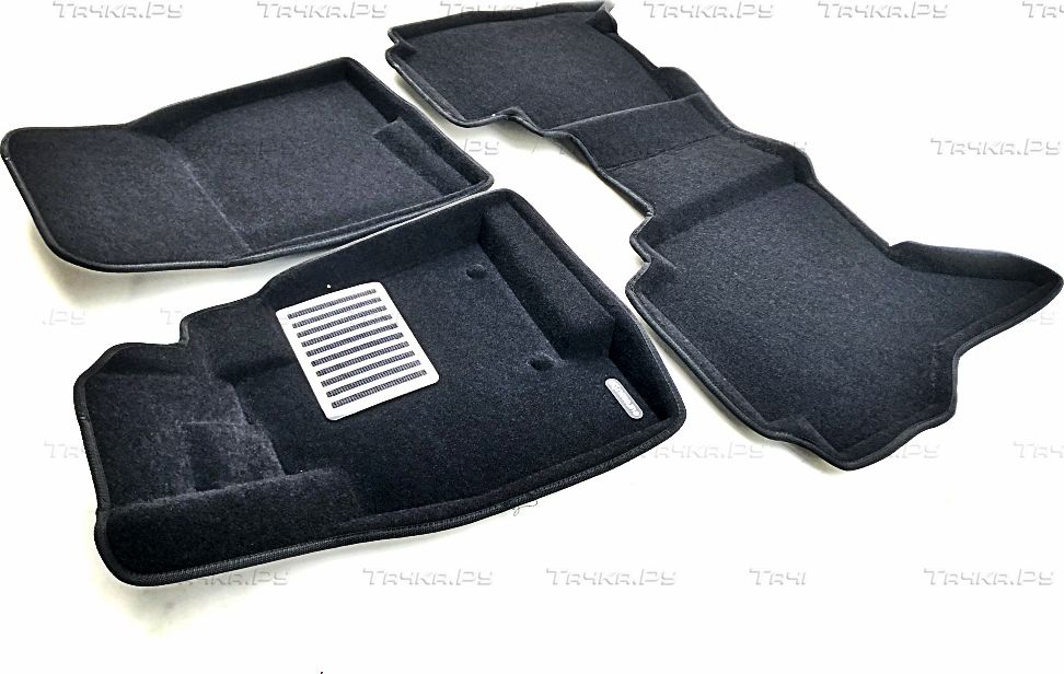 Коврики текстильные Euromat 3D Lux для салона Mitsubishi Pajero IV 2006-2026. Артикул EM3D-003610
