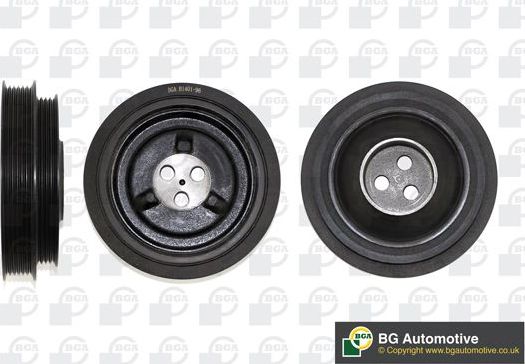 Шкив коленвала BGA для Ford Transit Custom I 2012-2026. Артикул DP0834