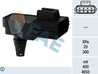 Датчик абсолютного давления (ДАД, MAP) FAE. Артикул 15098