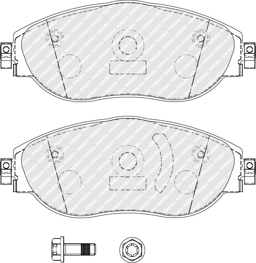 Тормозные колодки Ferodo Premier Eco Friction. Артикул FDB5380