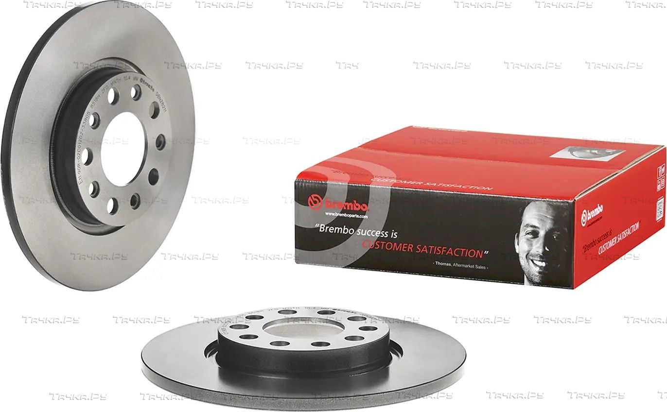 Тормозной диск Brembo UV Coated задний для Jeep Cherokee V (KL) 2013-2026. Артикул 08.N282.11