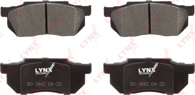 Тормозные колодки LYNXauto передние для Honda CR-X I 1983-1987. Артикул BD-3442
