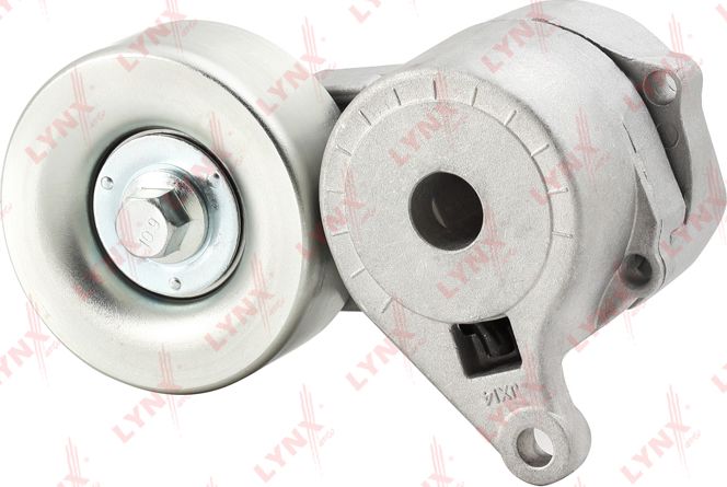 Натяжной ролик (натяжитель) приводного клинового зубчатого ремня LYNXauto. Артикул PT-3024