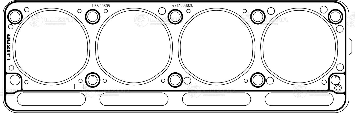 Прокладка ГБЦ Luzar. Артикул LES 10305