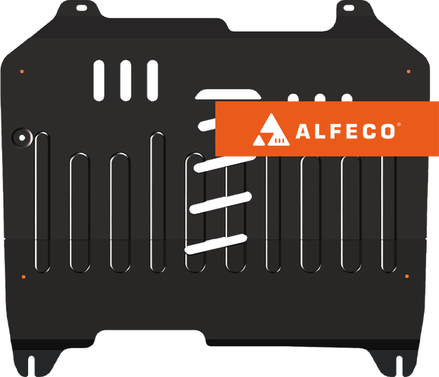 Защита Alfeco для картера и КПП Cadillac SRX II 2009-2016. Артикул ALF.37.04