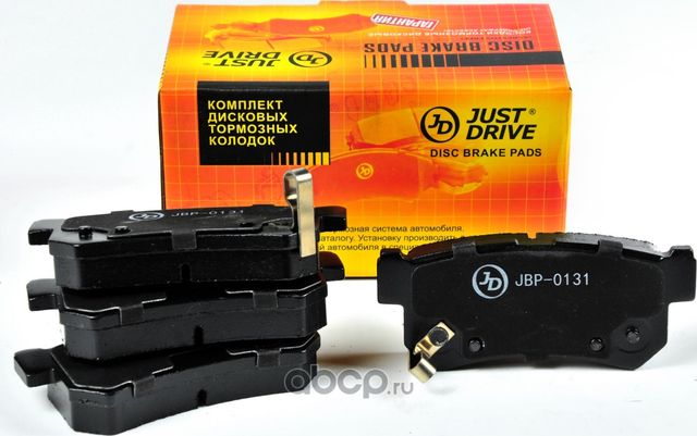 Колодки тормозные, задние MPD13 (Just Drive) Just Drive. Артикул JBP0131