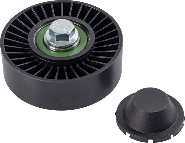 Направляющий (ведущий) ролик приводного поликлинового ремня SWAG (полимерный материал). Артикул 20 93 0120