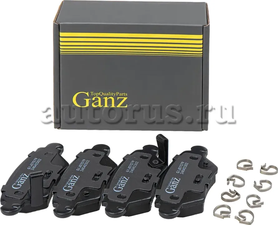 Колодки задние OPEL ASTRA F/G/ ZAFIRA (F75) GANZ GIJ07079 Ganz. Артикул GIJ07079