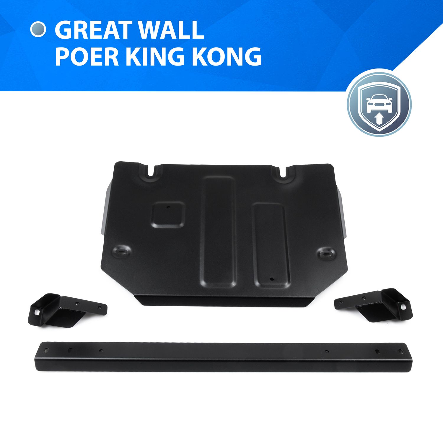 Защита стальная Rival для РК Great Wall Poer King Kong МКПП 4WD 2023-2026. Артикул 111.2029.1