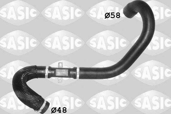 Патрубок интеркулера Sasic для Citroen C4 I 2004-2011. Артикул 3330034