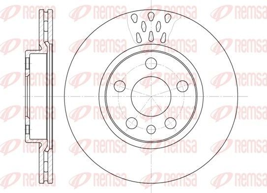 Тормозной диск Remsa. Артикул 6442.11