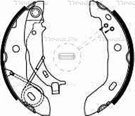Тормозные колодки TRW. Артикул GS8627