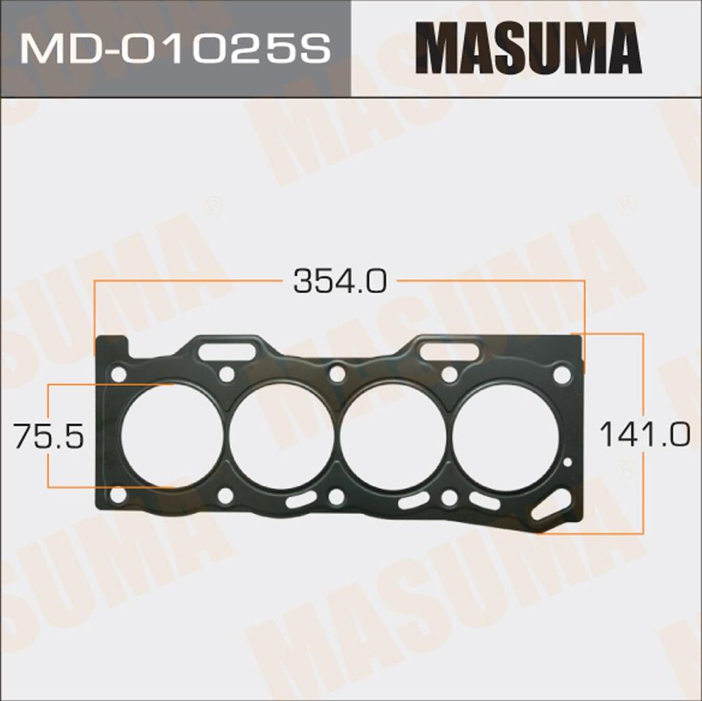 Прокладка ГБЦ Masuma. Артикул MD-01025S