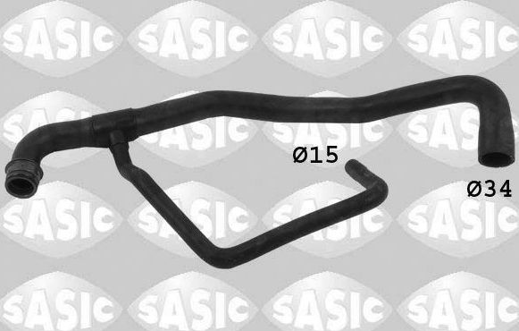 Патрубок радиатора (системы охлаждения) Sasic. Артикул 3400031