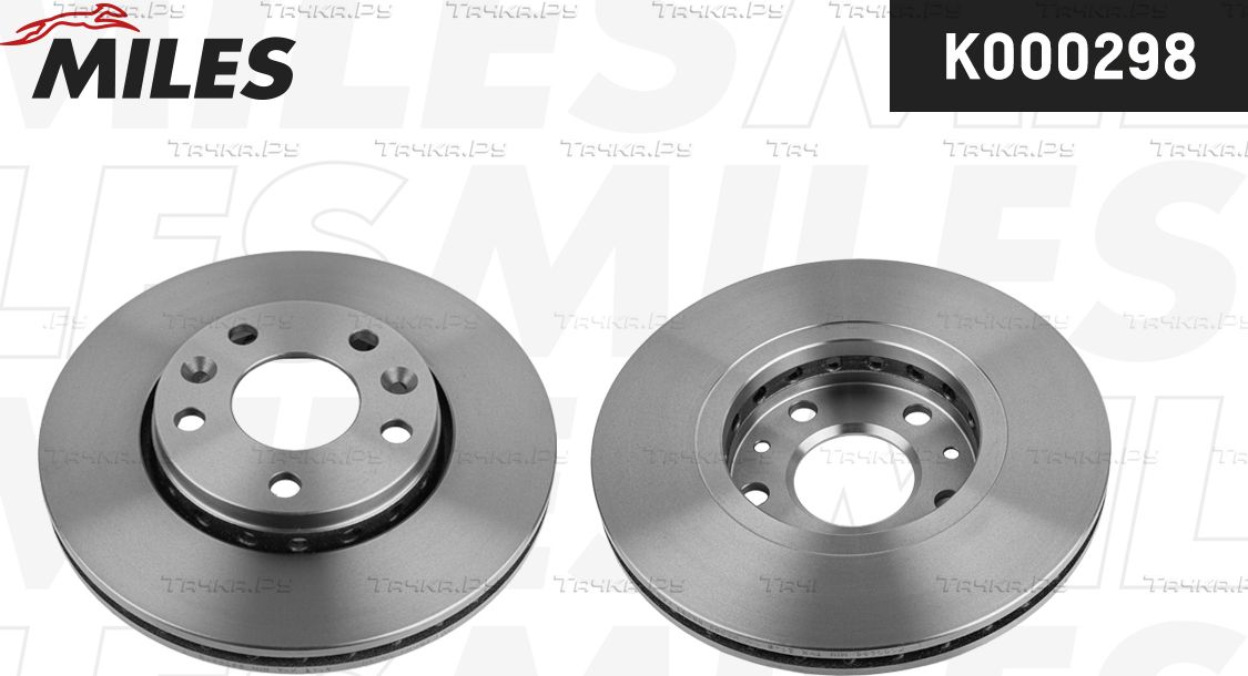 Тормозной диск Miles передний для Nissan Terrano III (D10) 2014-2026. Артикул K000298
