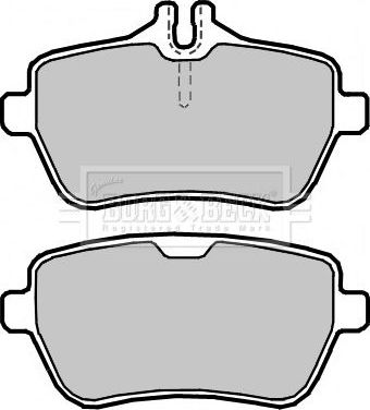 Тормозные колодки Borg & Beck. Артикул BBP2366