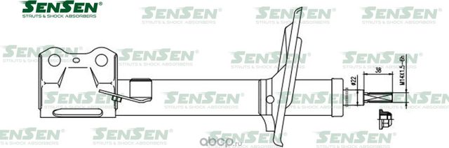 Аморт. перед. прав. Toyota HIGHLANDER/KLUGER (Sensen). Артикул 42142025