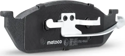 Колодки тормозные передние к-кт (Metaco). Артикул 3000187