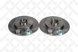 Тормозной диск Stellox задний для Citroen C3 II 2009-2016. Артикул 6020-1952-SX