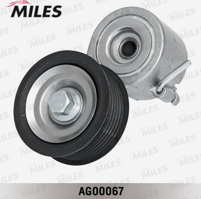 Натяжной ролик (натяжитель) приводного ремня Miles. Артикул AG00067