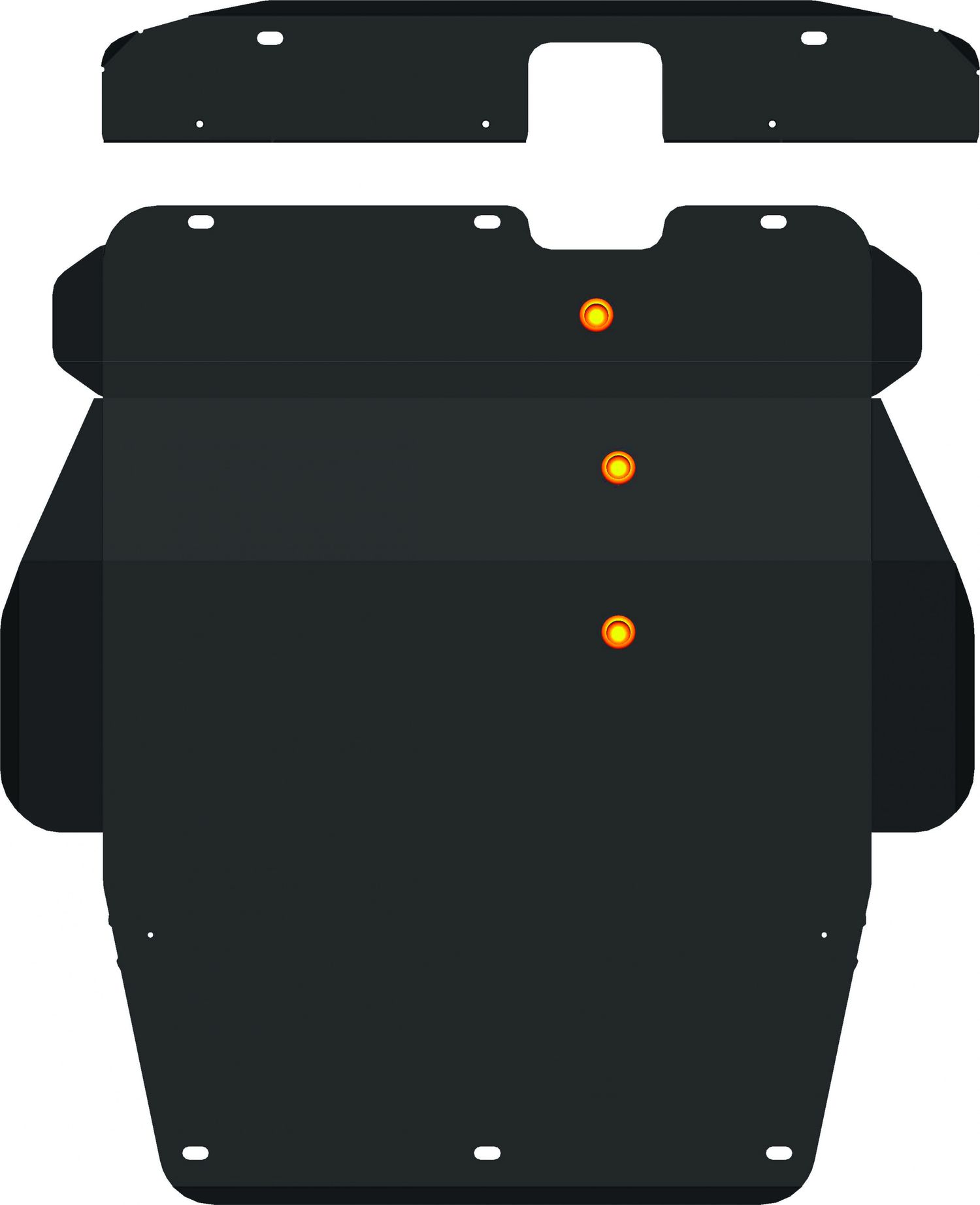 Защита Alfeco для картера и КПП Mitsubishi Galant VII 1992-1997. Артикул ALF.14.18